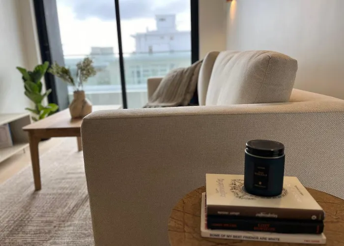 Stylish 1-Full Bedroom Apartment With A Separate Living Room, Workspace And Kitchen Close To The Beach And V&A In Cape Town